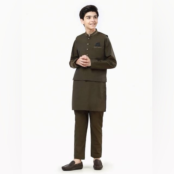 Other - Ededrobe Boys Green Waist Coat Suit